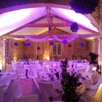 Eclairage Mariage salle du Chateau Vauban à Bazoches en Morvan Nièvre