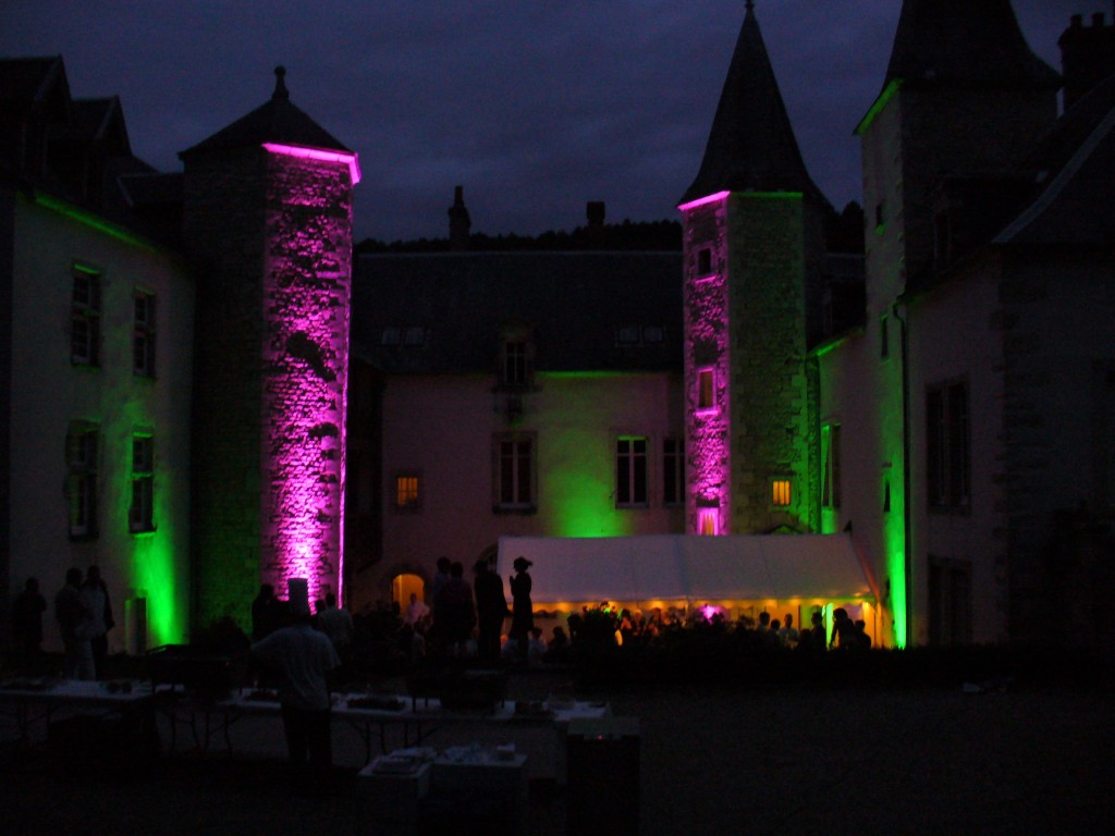 Eclairage du Chateau de Melin Cote d'or