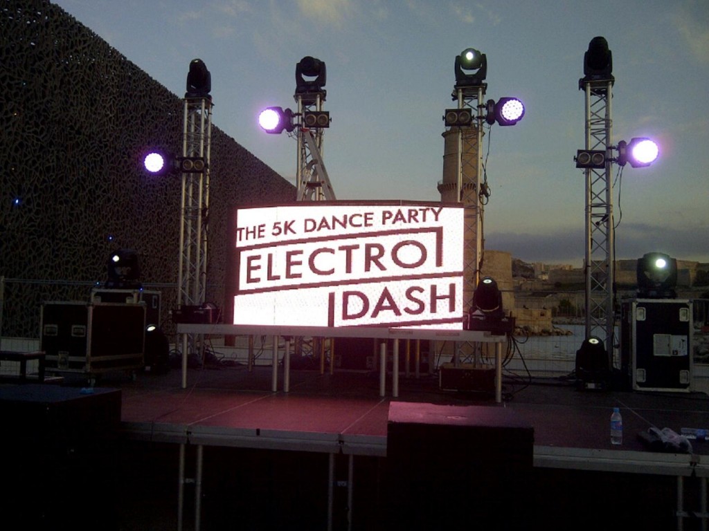 Ecran LED P9 Sur Electro Dash Marseille