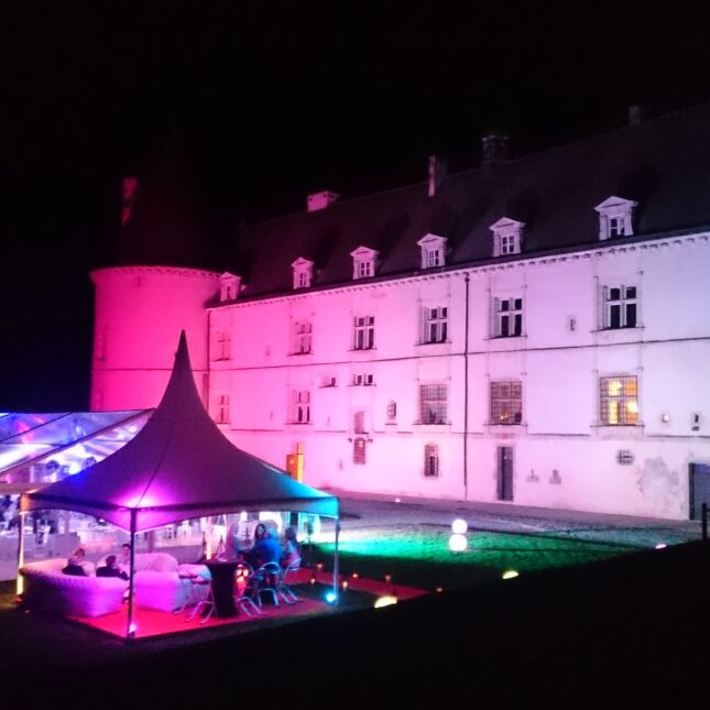 Eclairage Chapiteau et façade château By MLA Dijon