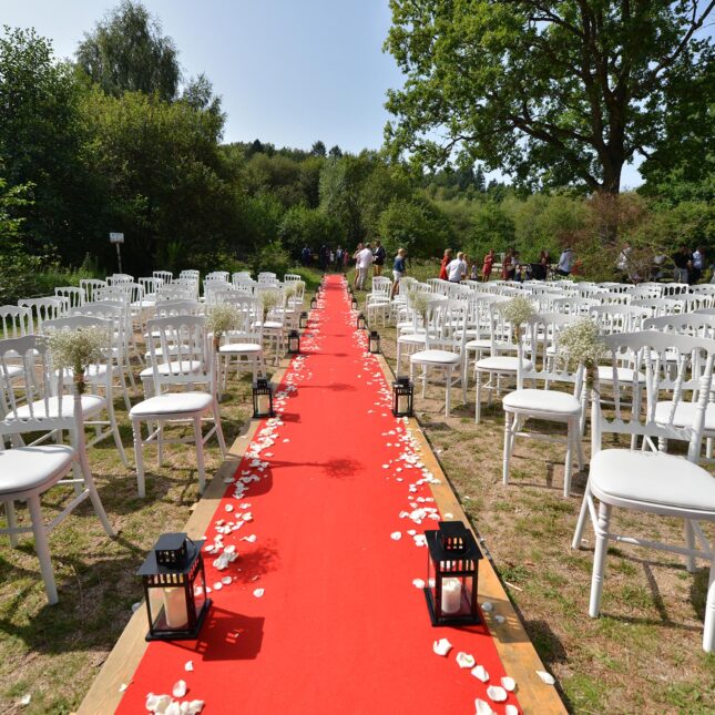 Cérémonie laïque en plein air
