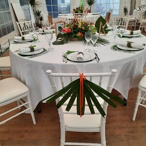 Décoration de chaise exotique 2020