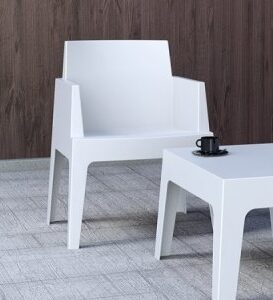 Fauteuil Box Blanc