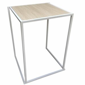 Mange debout STAKO Blanc Plateau Bois Clair