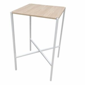 Mange debout KROSS Blanc Plateau Bois Clair