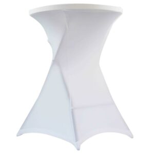 Mange debout housse lycra blanche