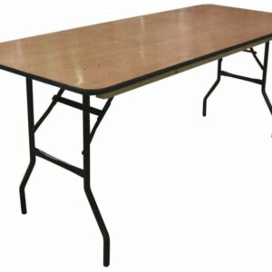 Table pliante en bois 2m