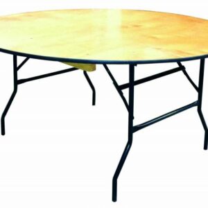 Table ronde en bois 150cm