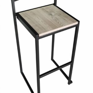 Tabouret STAKO Noir Assise Bois