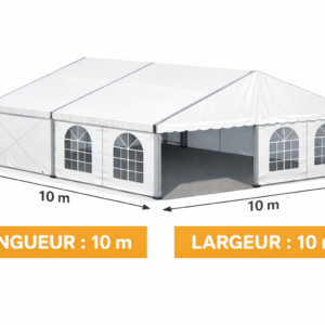 Tente de réception 10x10m