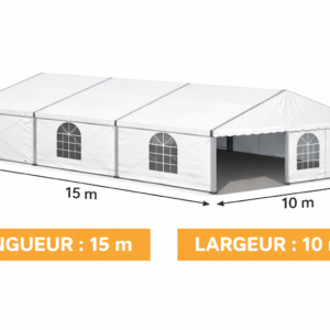 Tente de réception 10x15m